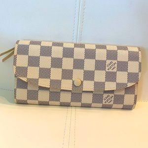 *NEW* Louis Vuitton Emilie Damier Azur Wallet